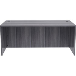 Lorell Desk Shell, Rectangular, 72 inx36 inx29-1/2 in, Weathered Charcoal