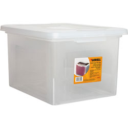 Lorell File Boxes, Legal/Letter, Stackable, 14-1/4 inx18-1/8 inx10-7/8 in, 4/CT, CL
