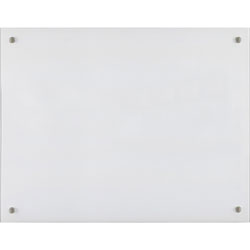 Lorell Glass Dry-Erase Board, 48 inx36 in, Frost