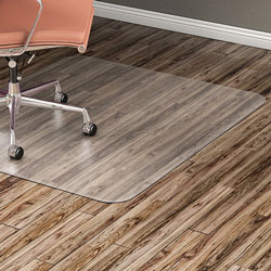 Lorell Hard Floor Chairmat, 46 inx60 in, Clear