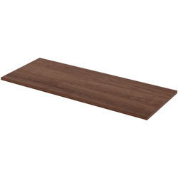 Lorell Height Adjustable Standard Tabletop, 24 in x 60 in, Walnut