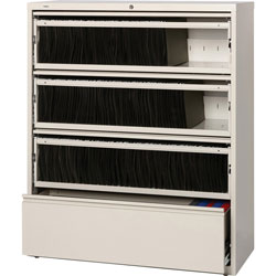 Lorell Lateral File, RCD, 4-Drawer, 42 in x 18-5/8 in x 52-1/2 in, Putty