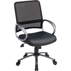 Lorell Mesh Task Chair, 25 inx25 inx42 in, Black