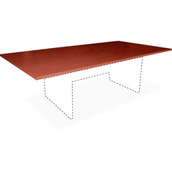 Lorell Rectangular Conference Tabletop,48 inx96 inx1-1/4 in,Cherry