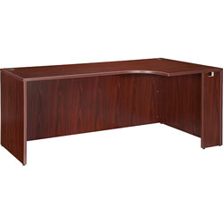 Lorell Rectangular Credenza, Rgt, 65-3/5 in x 35-2/5 in x 29-1/2 in, Mahogany