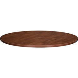 Lorell Round Conference Tabletops, 48 in Diameter, Cherry