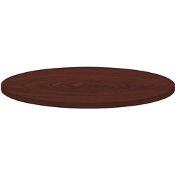 Lorell Round Table Top, 36 in, Mahogany