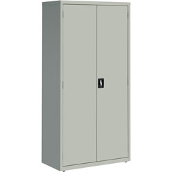 Lorell Storage Cabinet, 36 inx18 inx72 in, Light Gray