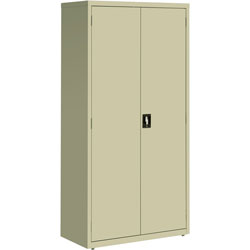 Lorell Storage Cabinet, 36 inx18 inx72 in, Putty