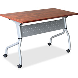 Lorell Training Table, 23-3/5 in x 60 in x 29-1/2 in, Cherry