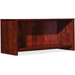 Lorell Wall Mount Hutch, 36 in x 15 in x 17 in, Cherry