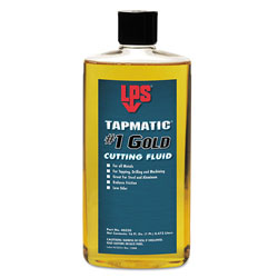 LPS Tapmatic® #1 Gold Cutting Fluid, 16 oz, Squeeze Bottle