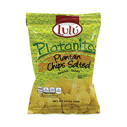 Lulu™ Platanitos Plantain Chips, 2.5 oz/Pack, 30 Packs