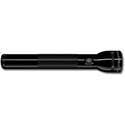 Maglite® Mag-Lite® Standard Flashlight, 2 D, 27 Lumens, Black, Hangpak