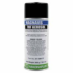 Magnaflux Magnavis 7HF BK Visible Magnetic Particle Wet Method Prepared Bath, 16oz Aerosol
