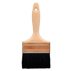 Magnolia Brush Industrial Paint Brushes, 2 in wide, 2 in trim, Black Bristle, Wood handle