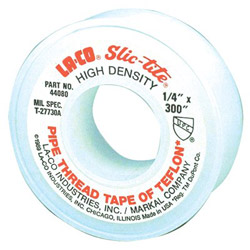 Markal Slic-Tite® PTFE Thread Tape, 1/2 in x 600 in, 3 mil, White