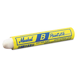 Markal Paintstik® Original B® Marker, 3/8 in x 4-3/4 in, White
