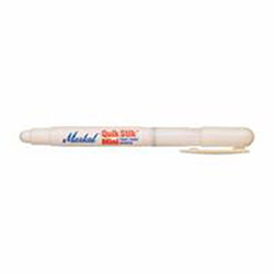 Markal Quik Stik® All Purpose Mini Solid Paint Marker, White, 3/8 in Tip, Bullet