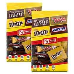 Mars Chocolate Favorites Fun Size Candy Bar Variety Mix, 110 Individaully Wrapped/Carton