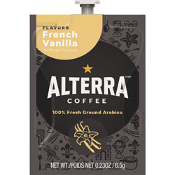 Mars Drinks Alterra French Vanilla Coffee, 100/CT, Black