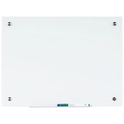 MasterVision™ Dry-Erase Board, Magnetic, 18 inWx1/4 inLx24 inH, White