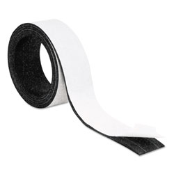 MasterVision™ Magnetic Adhesive Tape Roll, Black, 1/2 in x 7 Ft.