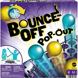 Mattel Bounce-Off Pop-Out Ball Bouncing Game, Multicolor