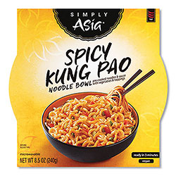 MCCORMICK & CO Simply Asia Spicy Kung Pao Noodle Bowl, 8.5 oz, 6/Carton