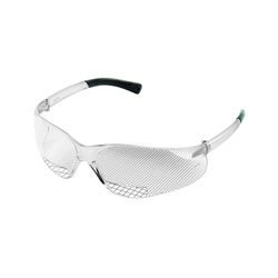 MCR Safety BearKat® BK1 Series Bifocal Readers Safety Glasses, Clear Lens, 1.0 Dipter, Clear Frame