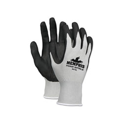 MCR Safety NXG® Work Gloves, Small, Black/Gray
