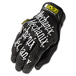Mechanix Wear Original Glove, Nylon, Synthetic Leather, Thermal Plastic Rubber (TPR), TrekDry®, Tricot, Large, Black