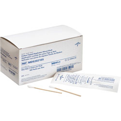 Medline Cotton Tip Applicator, 3", Non-Sterile, 200/BX, White