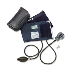 Medline Nite-Shift Premier Sphygmomanometer - Aneroid, Handheld, Premier, Large Adult