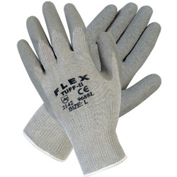 Memphis Glove Flex Tuff-II Latex Coated Gloves, X-Large, Gray