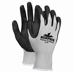 Memphis Glove NXG® Work Gloves, Large, Black/Gray