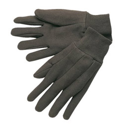 Memphis Glove Jerseys General Purpose Gloves, Brown, Large, 12 Pairs