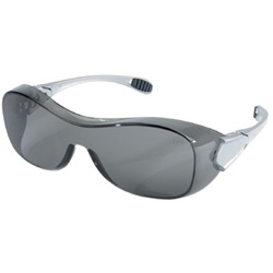 Memphis Glove Law® OTG Protective Eyewear, Clear Lens, Polycarbonate, Anti-Fog, Silver Frame