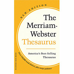 Merriam-Webster Paperback Thesaurus Printed Book, 150000 Pages, Book