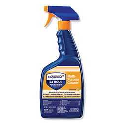 Microban 24-Hour Disinfectant Multipurpose Cleaner, Citrus, 32 oz Spray Bottle, 6/Carton