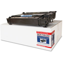 Micromicr MICR Toner Cartridge, Alternative for HP 25X, Laser, Standard Yield, 34500 Pages, Black, 1 Each