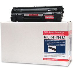 Micromicr MICR Toner Cartridge, Alternative for HP 83A, Laser, Standard Yield, 1500 Pages, Black, 1 Each