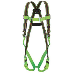Miller Fall Protection DuraFlex Ultra Harnesses, Back D-Ring, Universal, Green