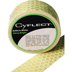 Miller's Creek Honeycomb Safety Tape, Fluorescent Green, 1.5 in inw x 5'l, 1 Roll