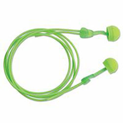 Moldex Glide® Foam No Roll Twist-In Earplugs, Green, Corded