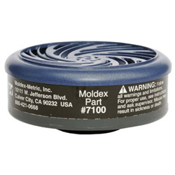 Moldex 7000 & 9000 Series Gas/Vapor Cartridge, Organic Vapors, Black