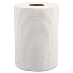 Morcon Paper Morsoft Universal Roll Towels, 8 in x 350 ft, White, 12 Rolls/Carton