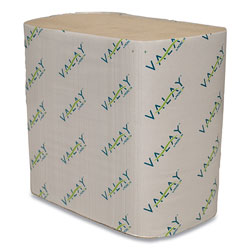 Morcon Paper Valay Interfolded Napkins, 1-Ply, 6.3 x 8.85, Kraft, 6,000/Carton