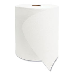 Morcon Paper Valay Universal TAD Roll Towels, 1-Ply, 8 in x 600 ft, White, 6 Rolls/Carton
