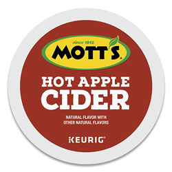 Mott's Inc. Hot Apple Cider K-Cup Pods, 1 oz K-Cup Pod, 24/Box
